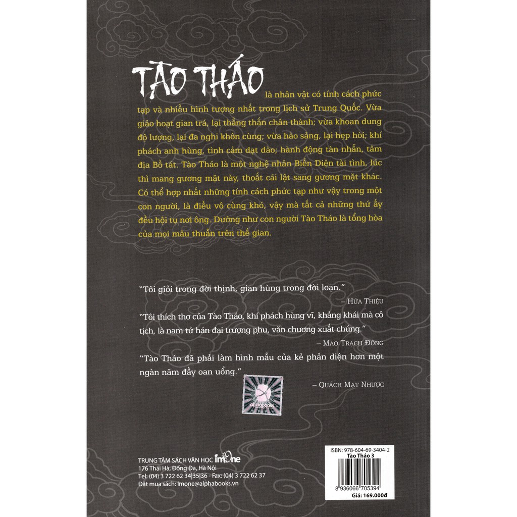 [Sách] Tào Tháo - Thánh Nhân Đê Tiện (Tập 3)