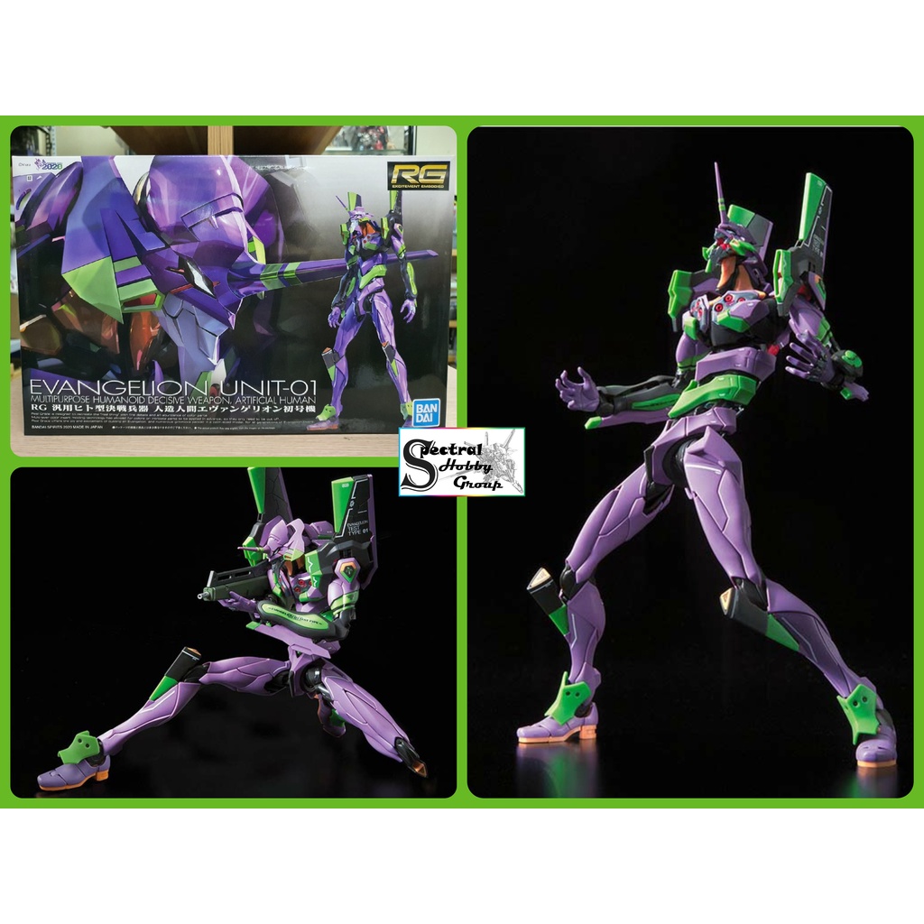 Mô hình nhựa lắp ráp EVA RG EVA01 Evangelion Type Unit 01 - BANDAI