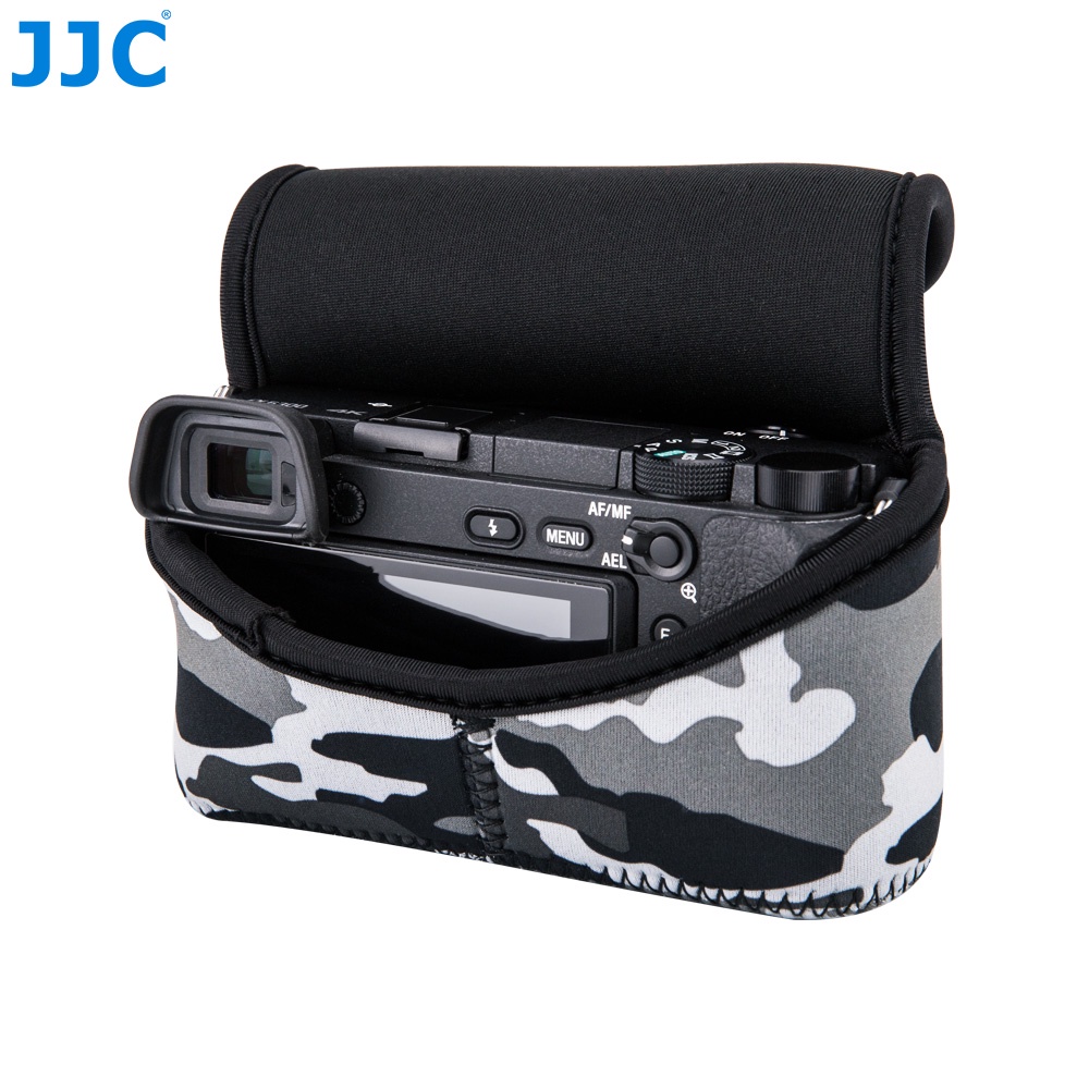 JJC Túi Bảo Vệ Máy Ảnh Cho Sony A6600 A6400 A6300 A6100 A6000 A5100 A5000 + Ống Kính Sony E 55-210mm