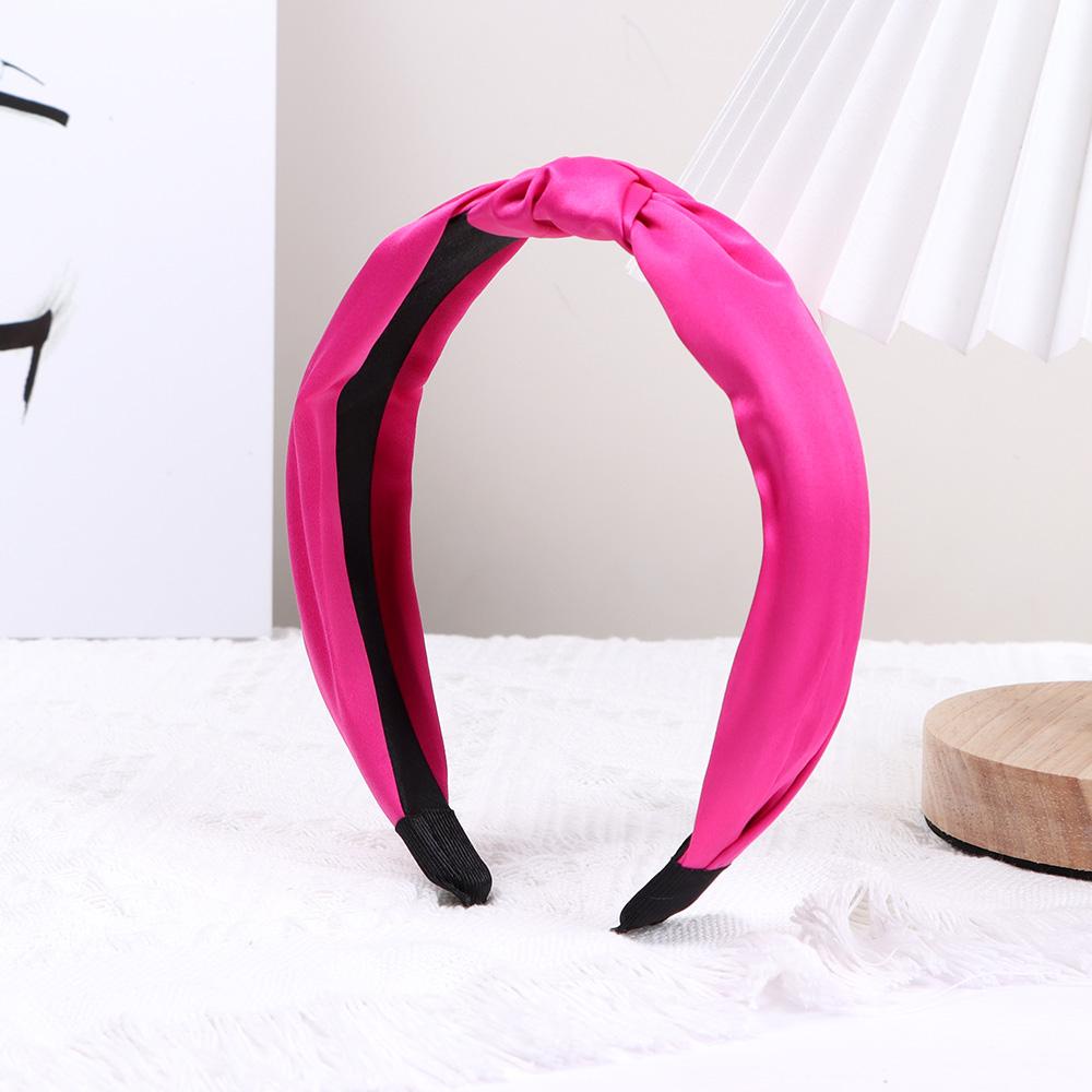 NEXTVN Băng Đô Satin Màu Trơn Thời Trang Dùng Rửa Mặt Trang Điểm
