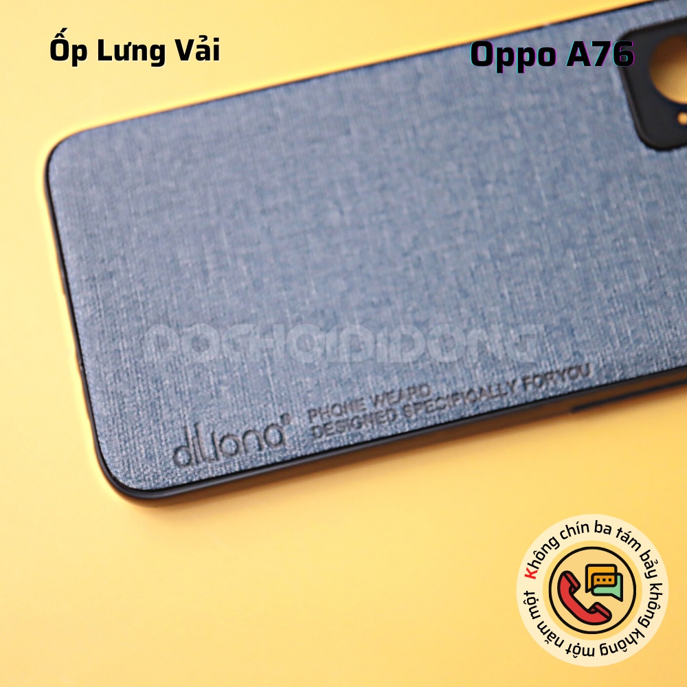 Ốp Lưng Vân Vải Oppo A76