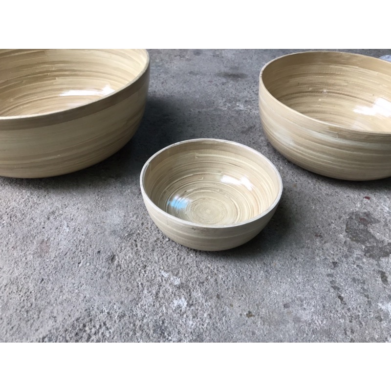 Chậu tre ngâm tay làm nail sezi 15cm