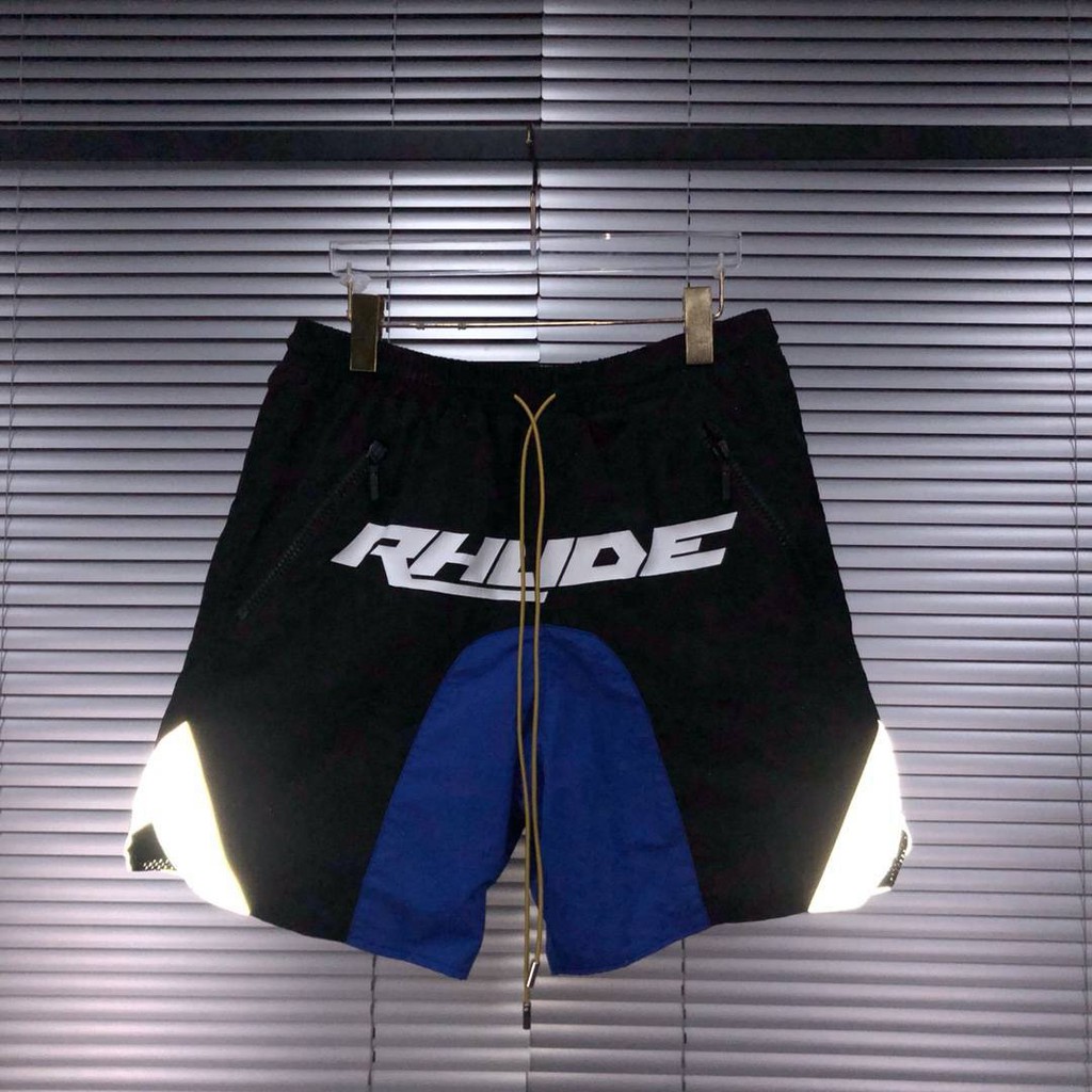 Quần short RHUDE colour-block technical 3M short ss20