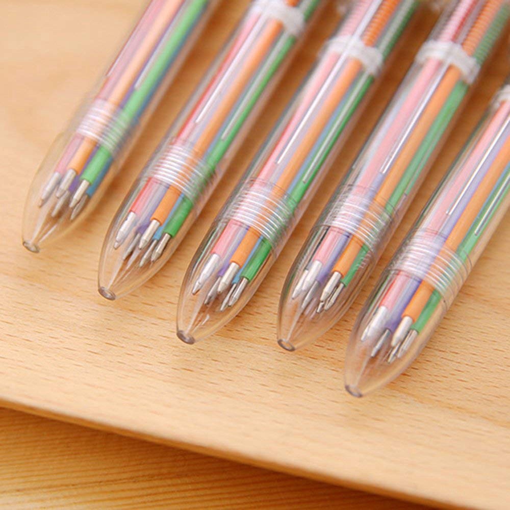 Bút bi 6 trong 1 nhiều màu sắc độc lạ 0.5mm