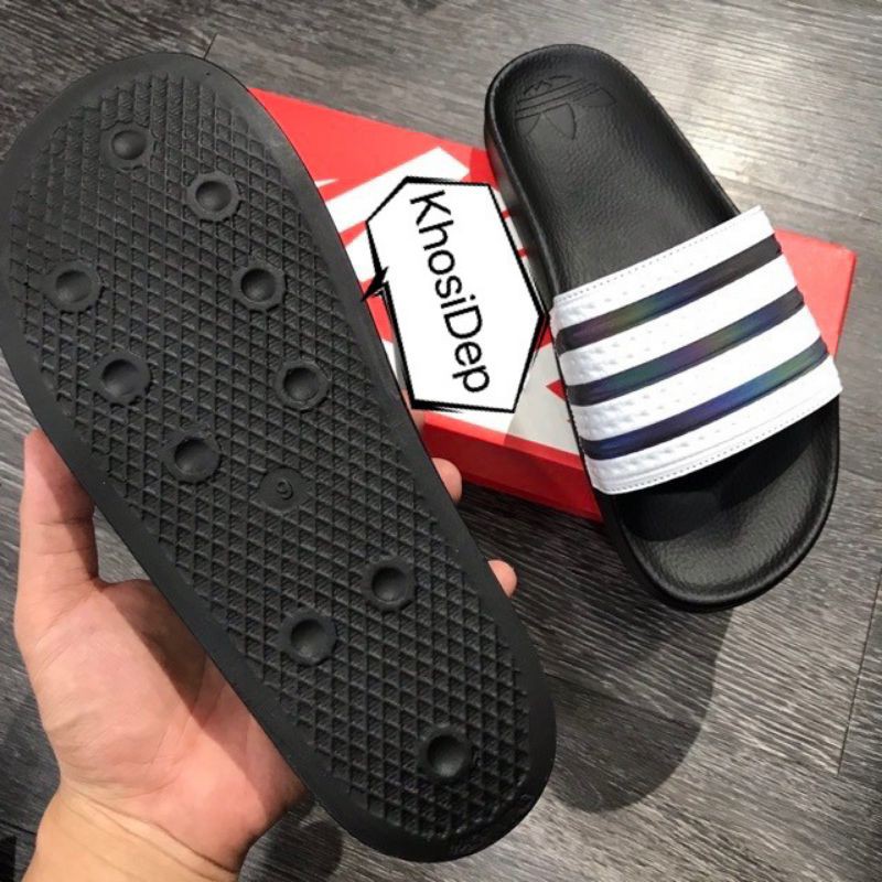 Dép Nam Quai Ngang A Di Đát Unisex Kiểu Dáng Phản Quang Master Loại Đẹp  Chống Nước ..