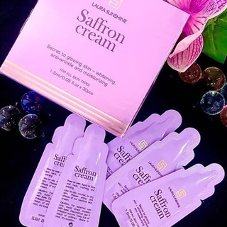 [CHÍNH HÃNG LAURA SUNSHINE] 1 TÚI KEM DƯỠNG NHỤY HOA NGHỆ TÂY 1.5ML - SAFFRON CREAM LAURA SUNSHINE