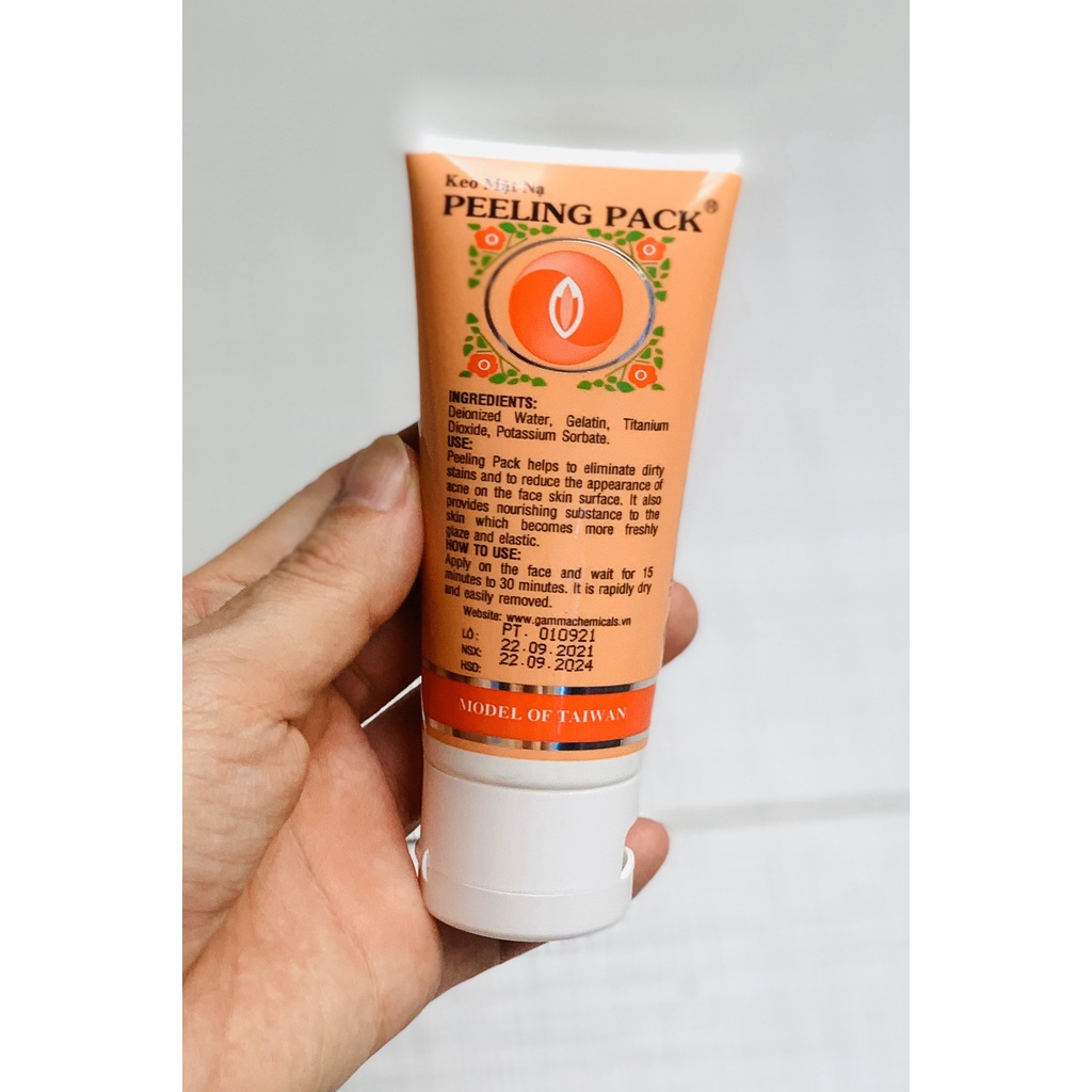Tuýp keo lột mụn cám, mụn đầu đen Peeling Pack 50g