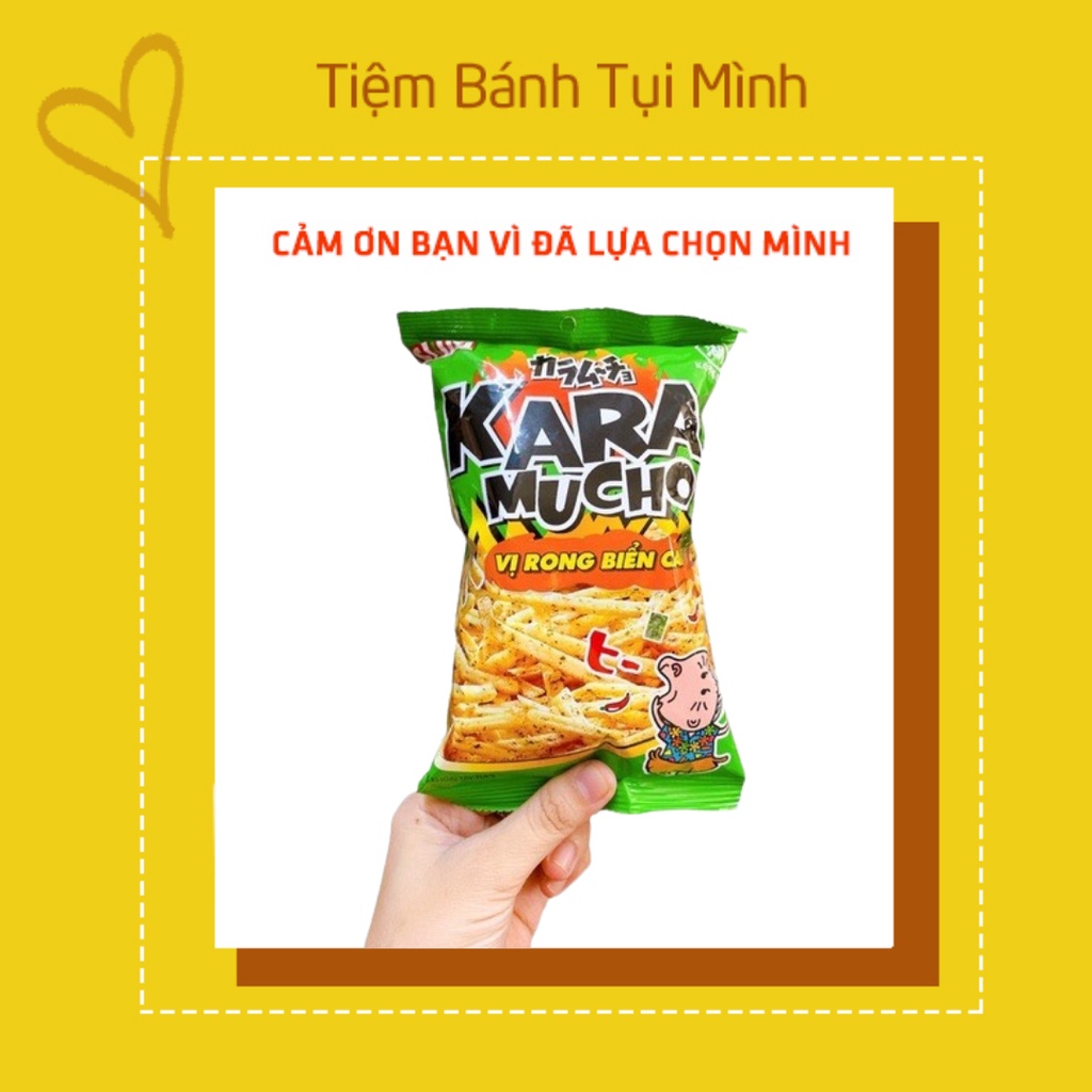 Bánh snack Karamucho slim vị rong biển cay 25g