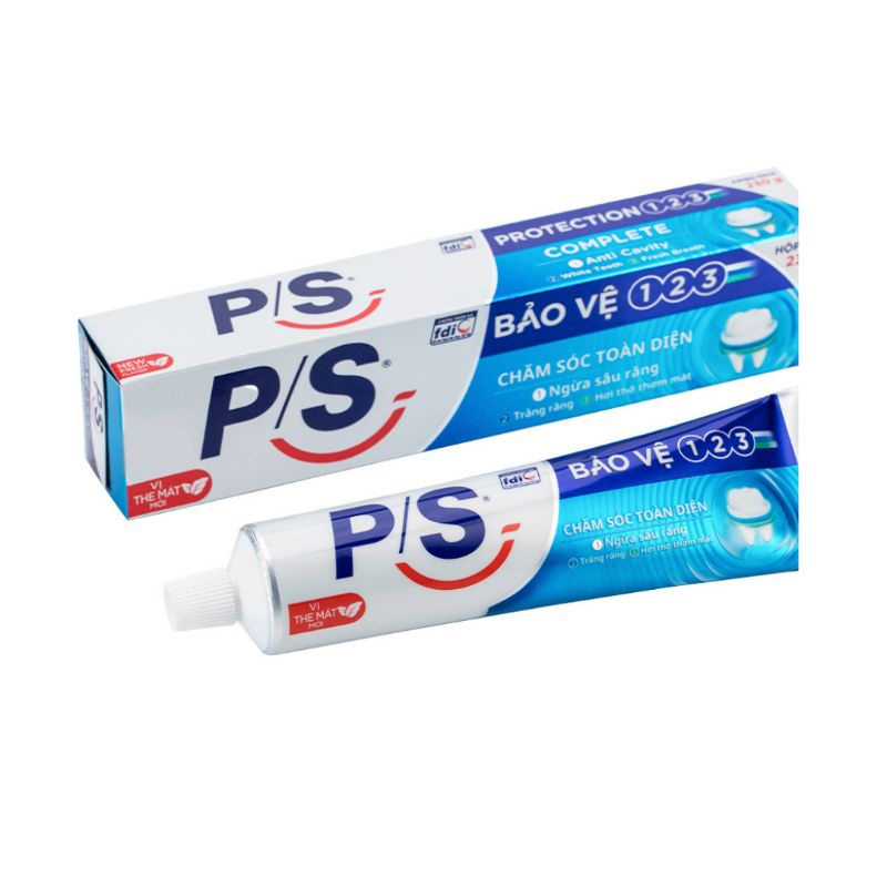 Kem đánh răng P/S bảo vệ 123 chăm sóc toàn diện 180g