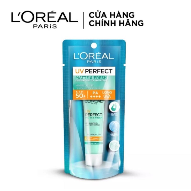 [15ml] KEM CHỐNG NẮNG CHO DA MẶT L'OREAL UV SPF 50+