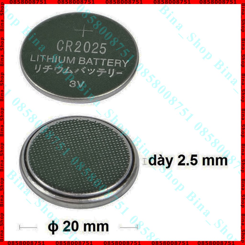 Pin cúc áo CR2025 3V Lithium Battery 3V