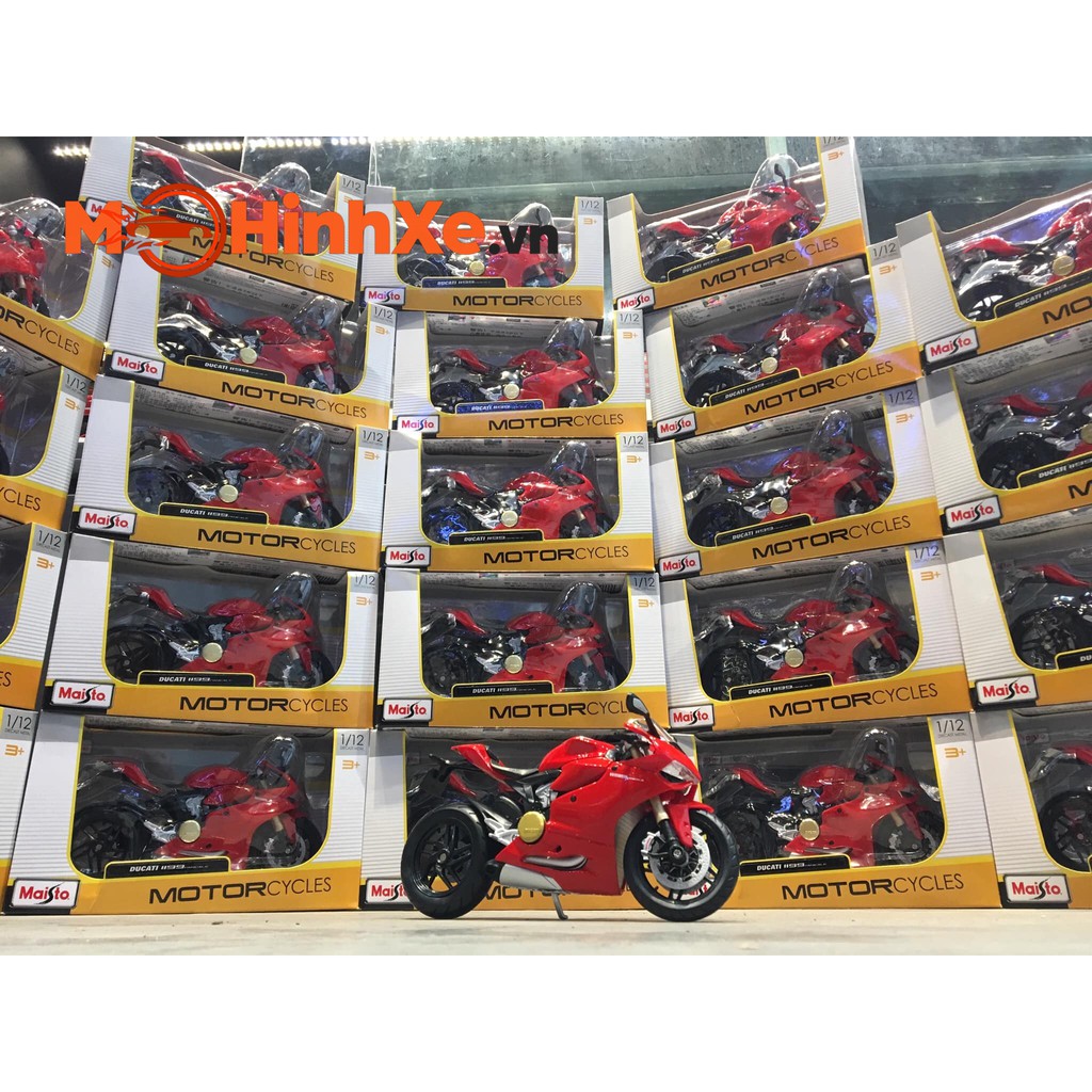 MÔ HÌNH XE DUCATI 1199 PANIGALE 1:12 MAISTO