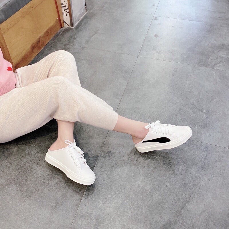 FREESHIP GIÀY THỂ THAO NỮ, SỤC THỂ THAO NỮ VẠT CHÉO ĐẾ CAO ÊM CHÂN CHẤT ĐẸP