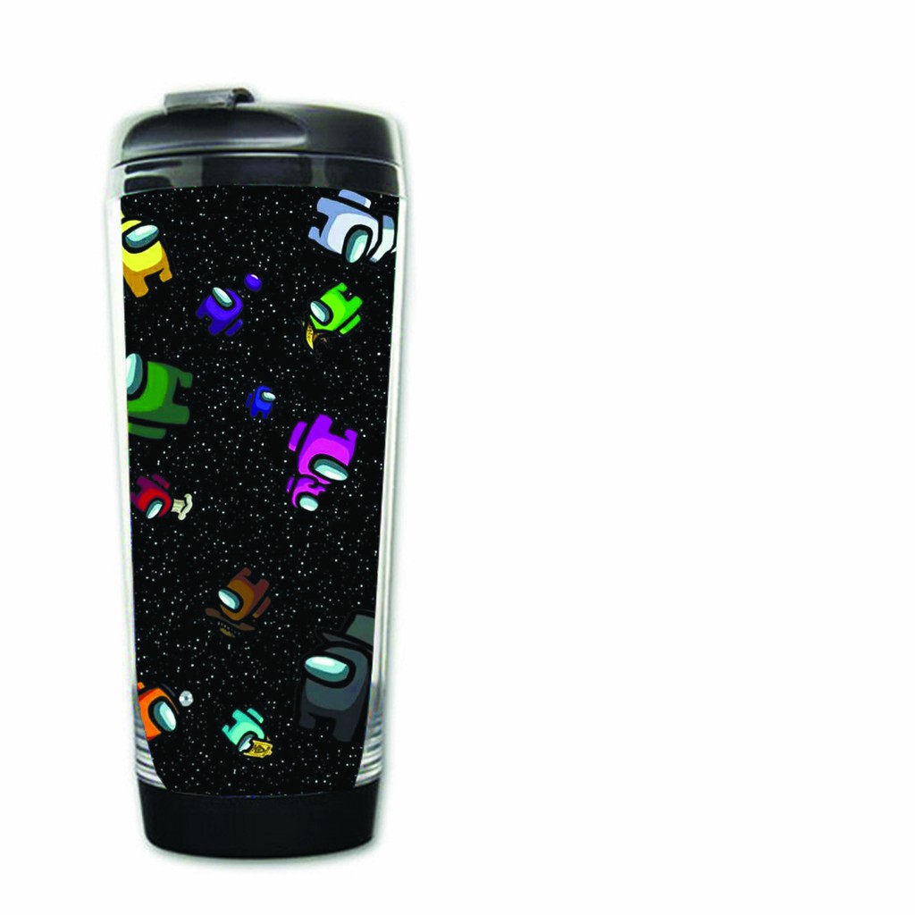 Bình nước IN HÌNH Nhà có 5 nàng dâu Âm dương sư Aikatsu! Among us Arknights anime chibi cốc đựng quà tặng tiện lợi