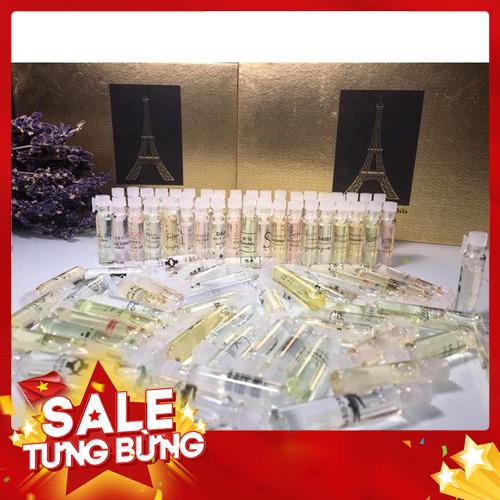 Bộ test 20 chai nước hoa chiết cao cấp Pháp 2ml -Hàng nhập khẩu