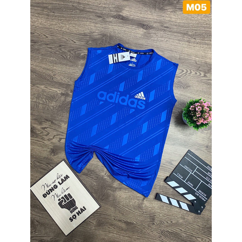 Áo ba lỗ thể thao nam thấm hút mồ hôi, chất thun lạnh co giãn 4 chiều | BigBuy360 - bigbuy360.vn