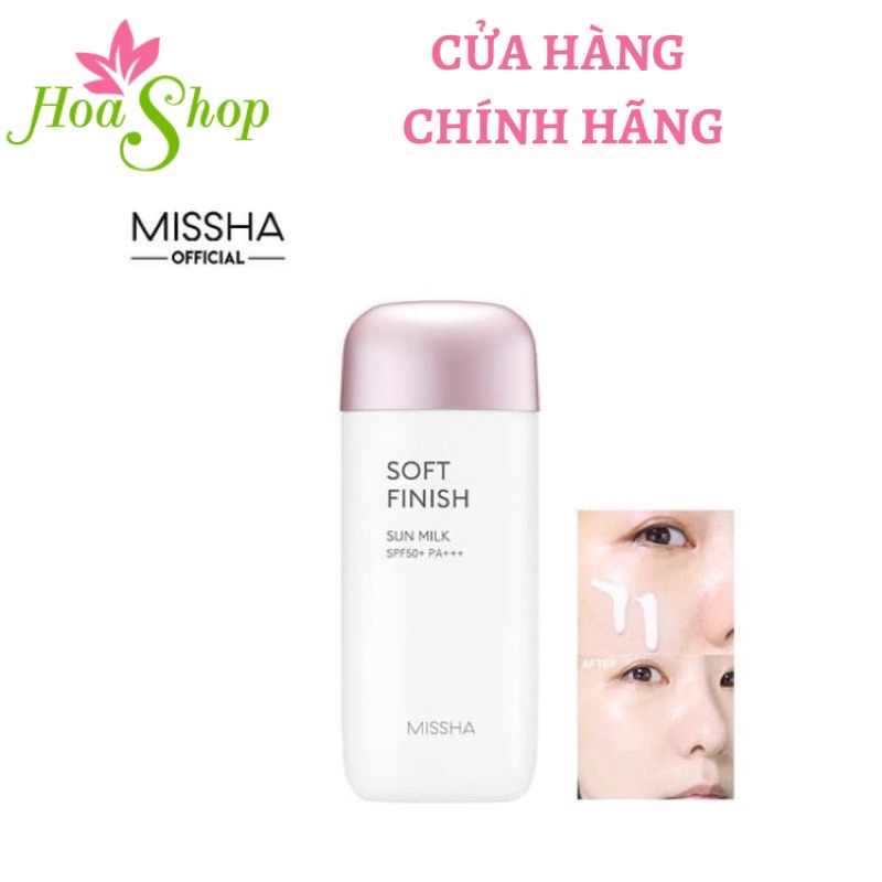 Kem chống nắng Missha All-Around Safe Block Soft Finish Sun Milk SPF50+/PA+++ 70ml phiên bản 2018