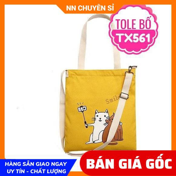 TÚI TOTE MÈO SIÊU XINH TX561 - 107 ⚡100% ẢNH THẬT⚡