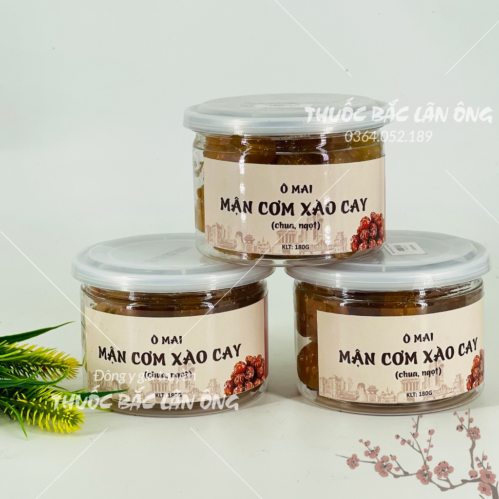 Ô mai mận cơm dẻo xào cay đặc sản Hà Nội (Đồ ăn vặt thơm ngon)