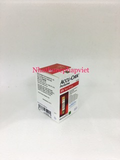 Que thử tiểu đường Accu check performa 25 que