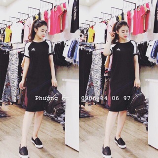 Váy adida sọc tay