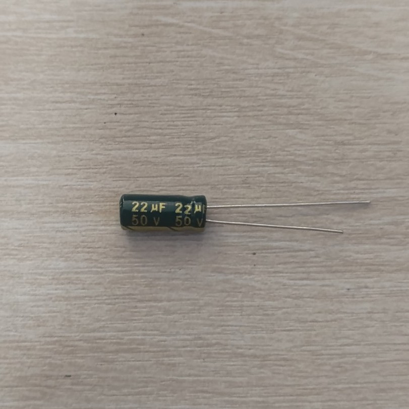 [10 Con] Tụ hóa 22uF 50V (5x11mm)