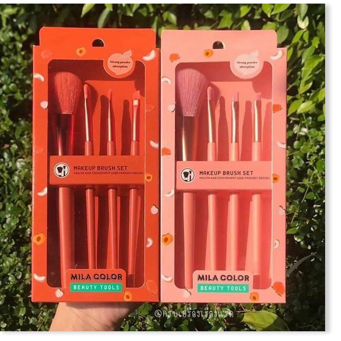 [Mã giảm giá] Bộ Cọ Trang Điểm Mila Color Makeup Brush Set | BigBuy360 - bigbuy360.vn