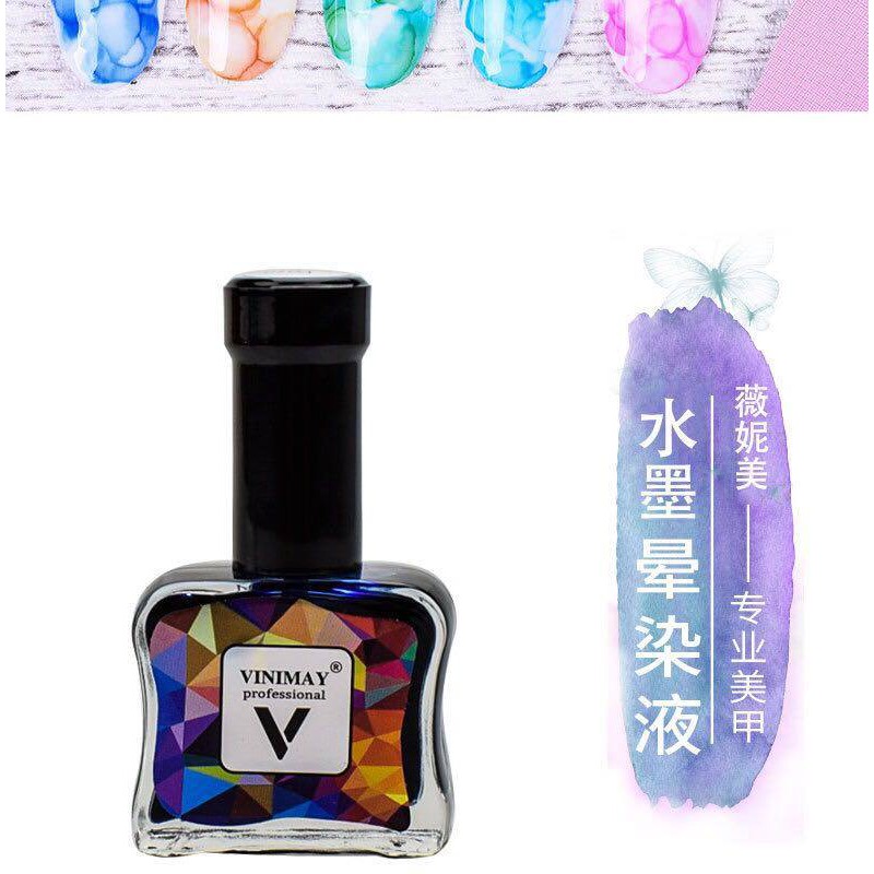 Sét Loang Cồn Vinimay 12 màu Loang Cực Đẹp, Màu Loang Chuẩn