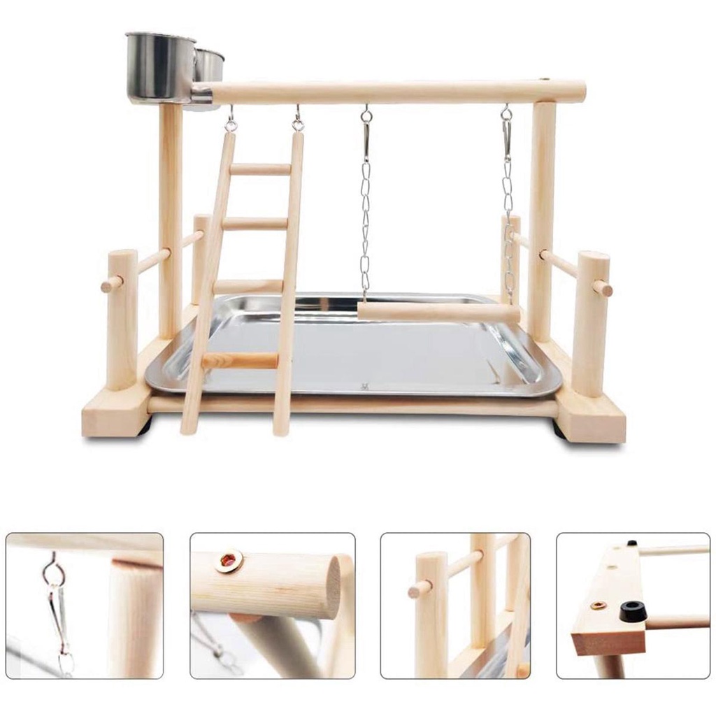 Thang Leo Đồ Chơi Thoải Mái Cho Vẹt Cưng