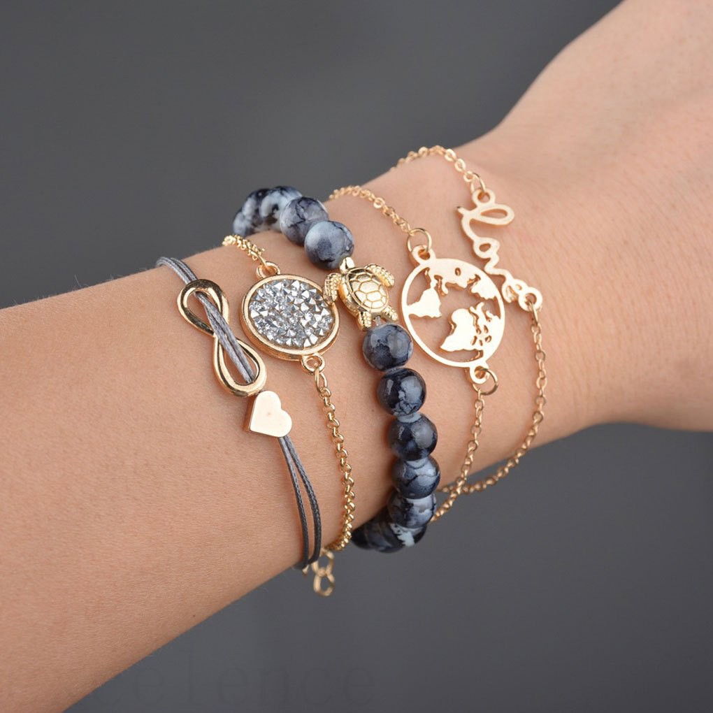 Set Vòng Tay Phong Cách Bohemian Thời Trang Cho Nữ