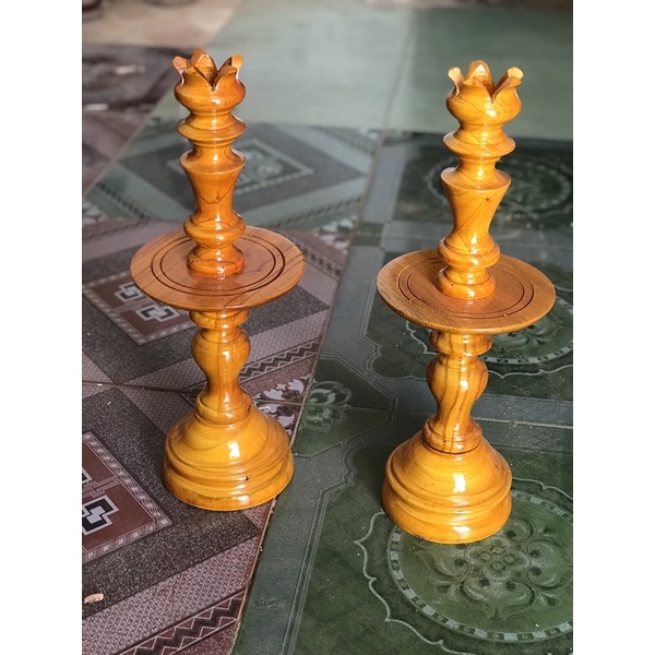 Chân nến gỗ đẹp 40cm *18