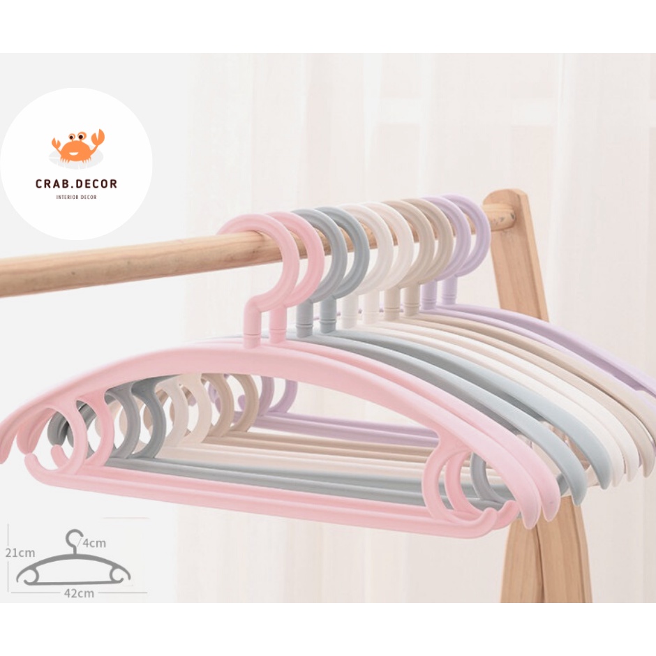 SET 10 MÓC TREO QUẦN ÁO CHỐNG TRƯỢT Tiện Dụng XOAY 360 độ