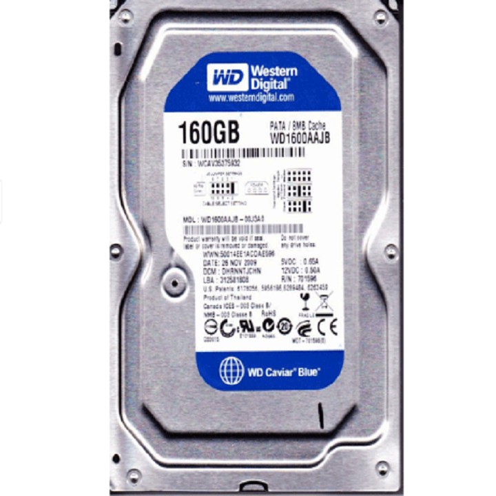 Ổ cứng HDD 160GB - VGACOMPUTER | WebRaoVat - webraovat.net.vn