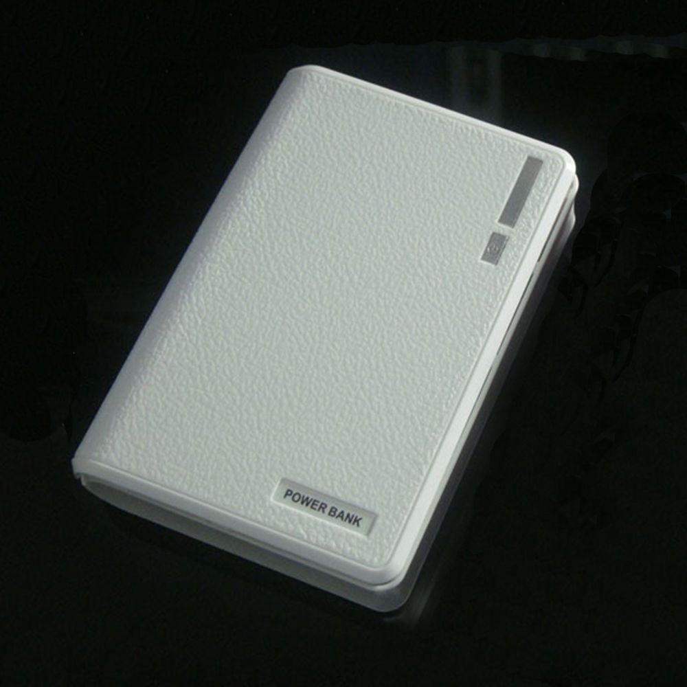 Vỏ hộp pin sạc dự phòng AUGUSTINE màu trắng USB DIY