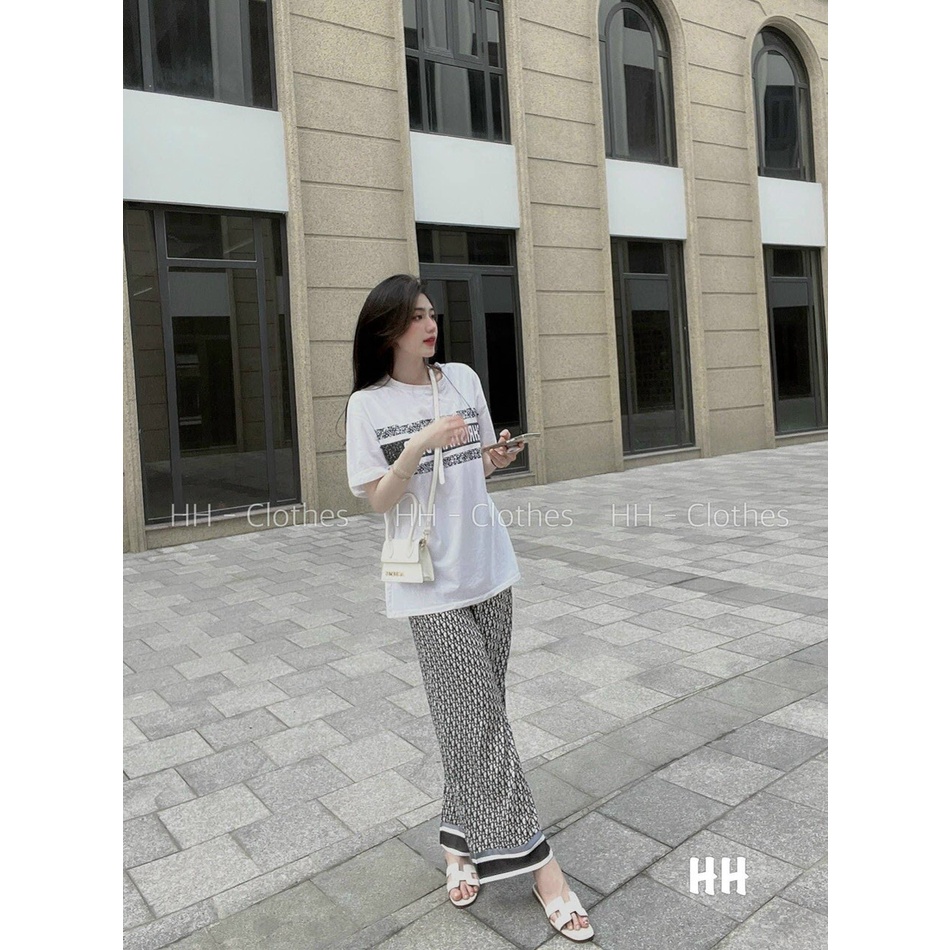 Set bộ thun dior hot, set bộ diện phố siêu sang, bộ đi chơi trẻ trung