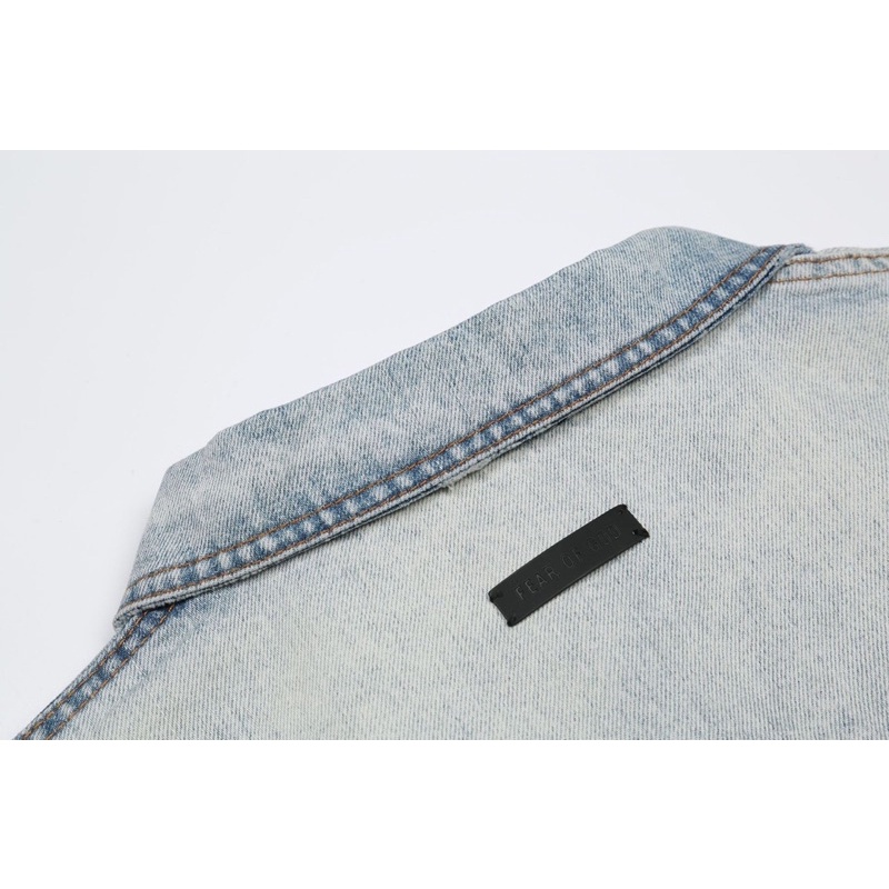 Áo bò FEAR OF GOD SS20 Ss20 - Demin jacket FEAR OF GOD SS20 / Demin jacket ESENTIALS ss20