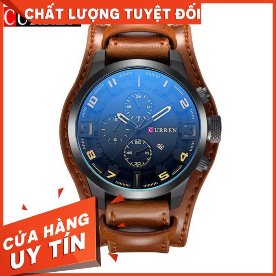 Đồng hồ nam CURREN 9127 dây da sang trọng ,đăng cấp dành cho doanh nhân - Haizz.shop