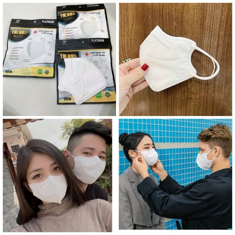 THÙNG 200C KHẨU TRANG TUẤN MINH 6D 5 LỚP 2 LỚP GIẤY KHÁNG KHUẨN PLATINUM MẪU MỚI NHẤT HÀNG CHÍNH HÃNG