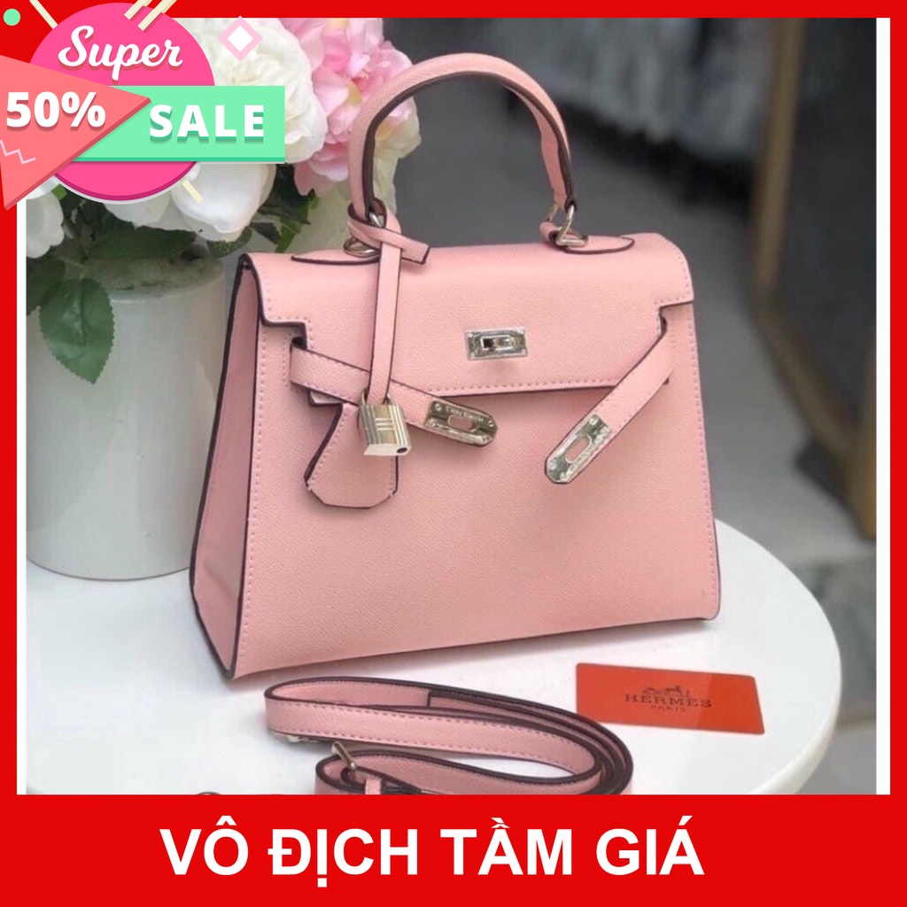 [Tặng khăn] Túi hm size 25 túi hermès size 20 thết kế ổ khoá mạ vàng siêu thời trang