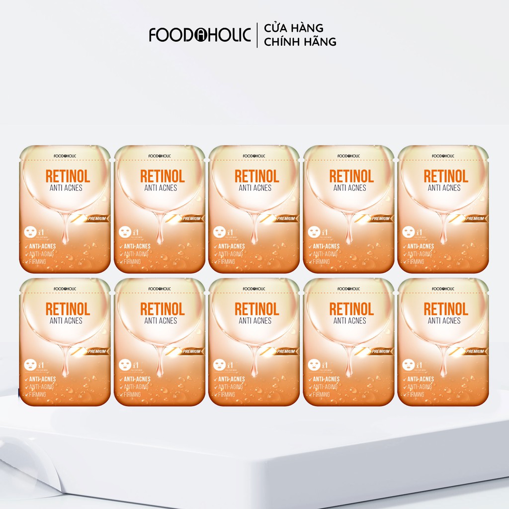 Combo 10 Mặt Nạ Foodaholic Premium Chăm Sóc Da Chuyên Sâu 23ml x 10