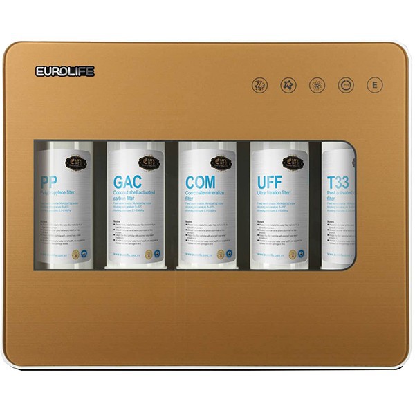 Máy lọc nước uống trực tiếp 5 cấp độ lọc Eurolife EL-UF5 Gold