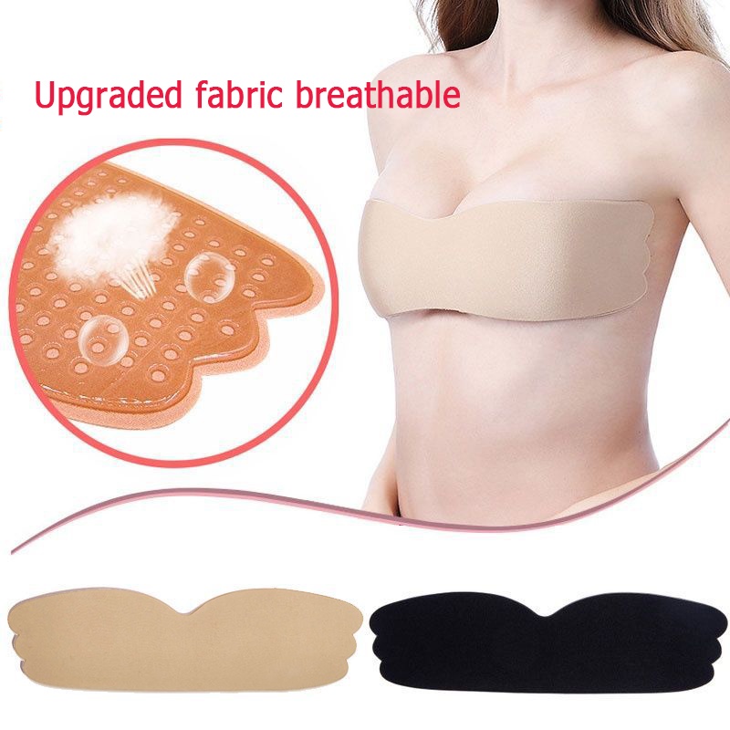 One Miếng Dán Ngực Silicon Không Dây Thoáng Khí Vô Hình