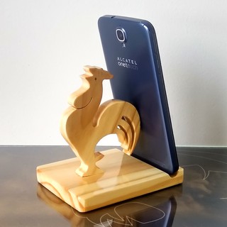 Giá đỡ điện thoại bằng gỗ CON GÀ GDG010