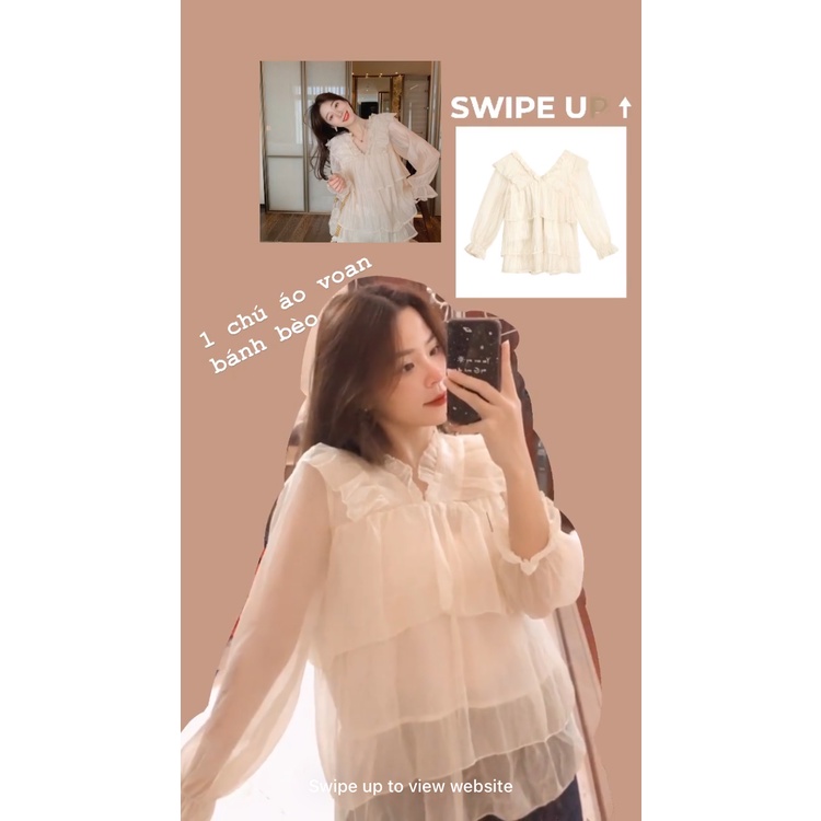 Áo nữ phong cách tiểu thư giống nhimsoc