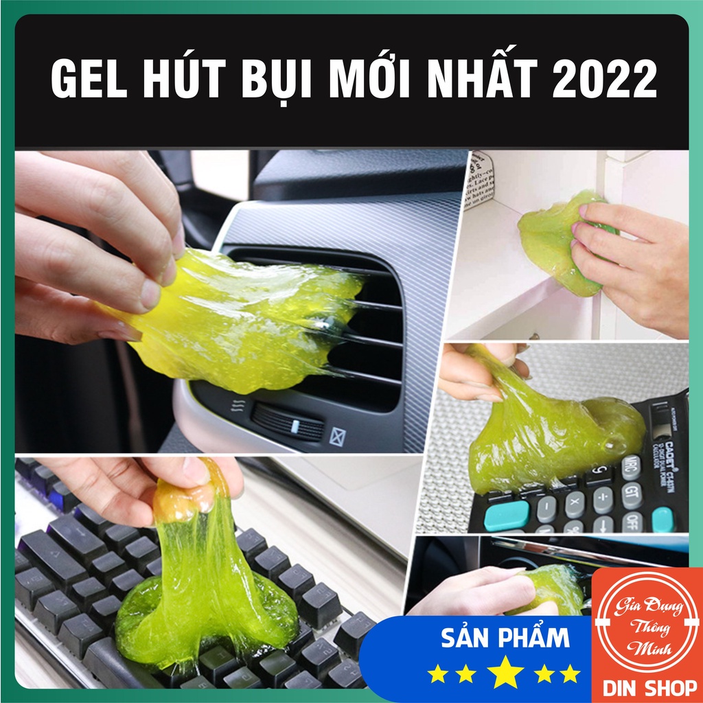 Gel hút bụi 💝FREESHIP💝 Miếng silicon hút bụi bàn phím máy tính, oto, các khe nhỏ