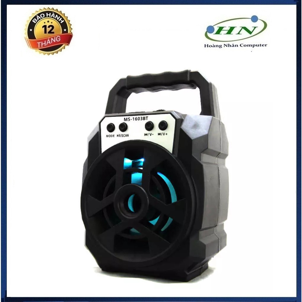 Loa Bluetooth Xách Tay MS-1603BT Âm Thanh Cực Đỉnh Nhỏ Gọn Trong Tầm Tay
