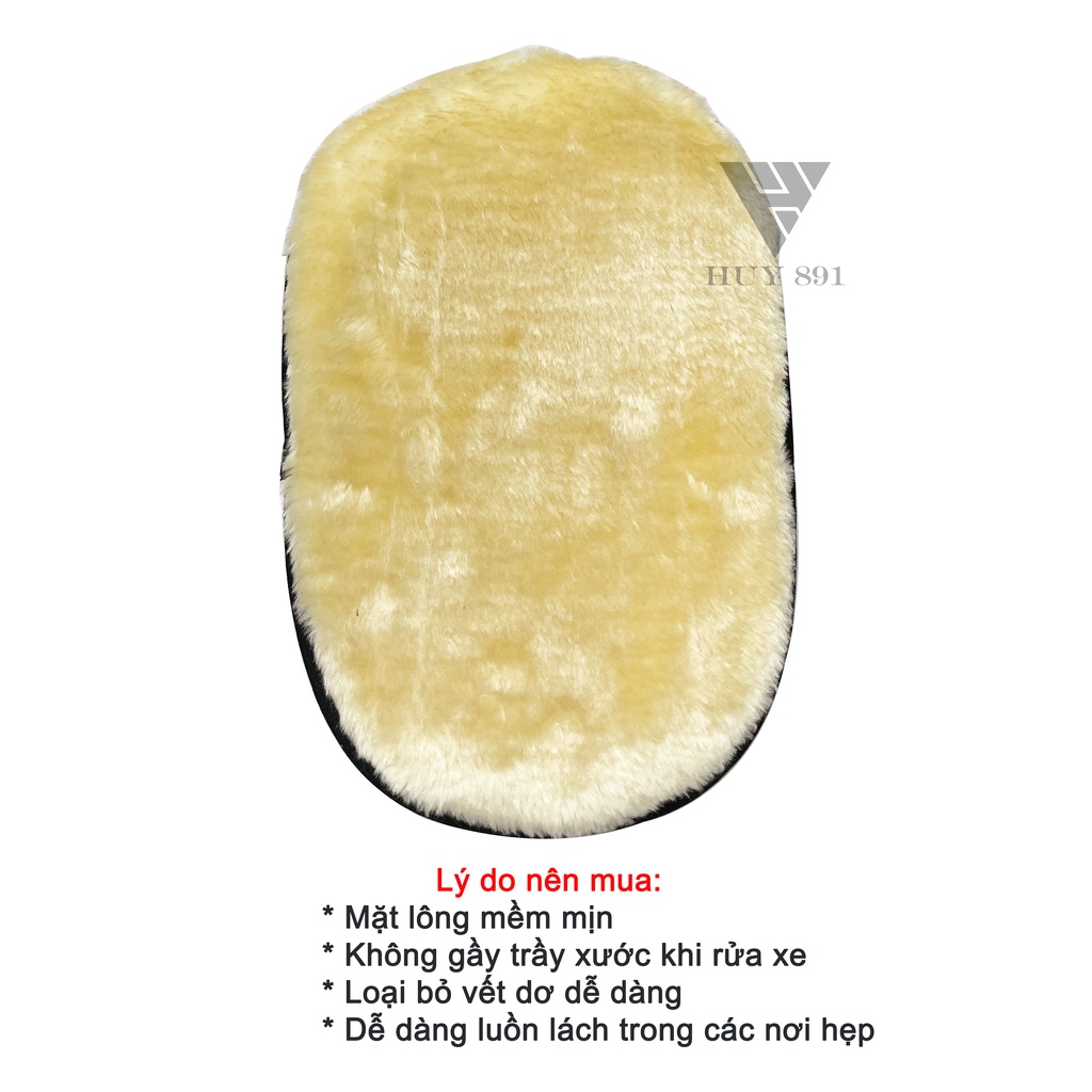 Bao tay rửa xe bằng lông siêu mềm mịn