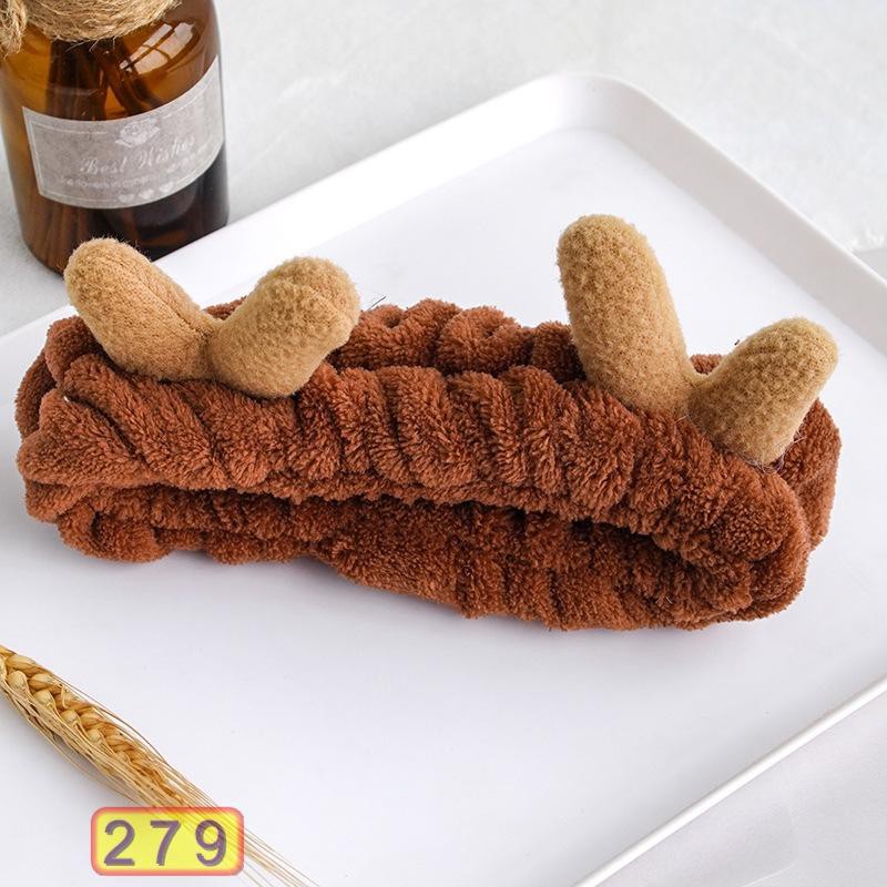 Băng Đô - Bờm Cài Tóc Sừng Nhỏ 279 - Vải Nhung Cao Cấp