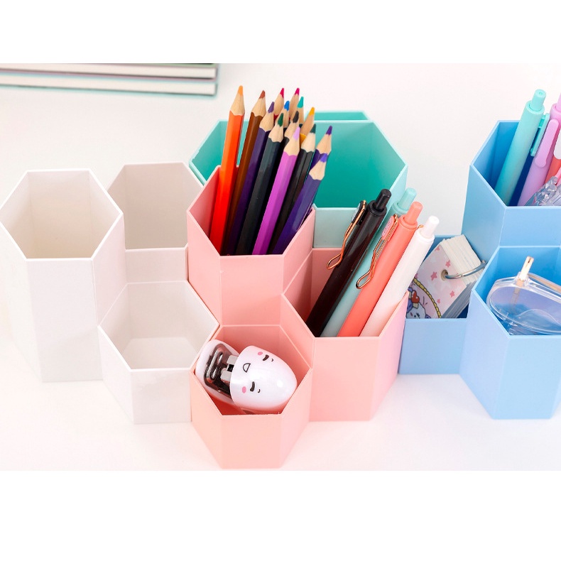 Hộp Đựng Bút Học Sinh Ống Để Bàn Cute Văn Phòng Phẩm Dễ Thương DDT25