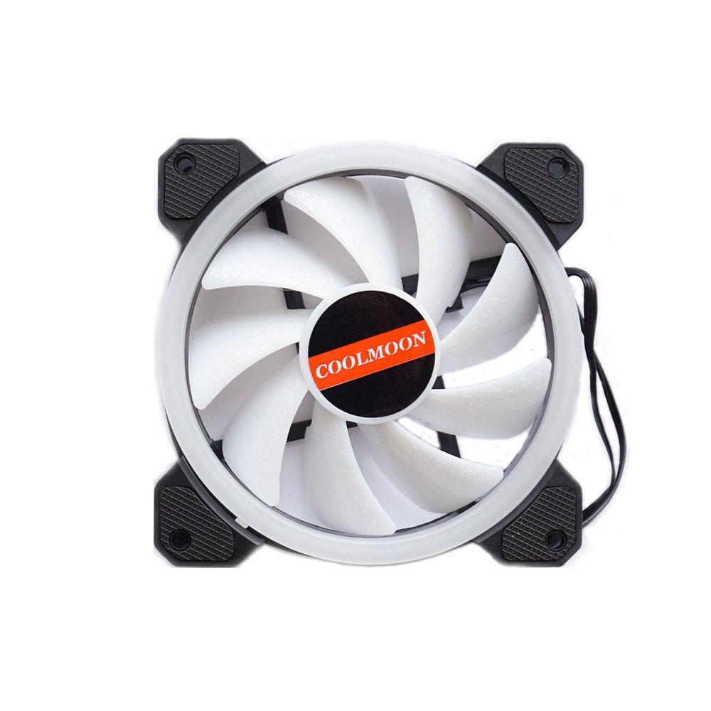 Quạt LED RGB Fan Coolmoon Sunshine v2 Dual Ring 12cm